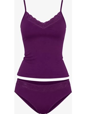 Modenya 2044 Dantelli Ip Askılı Bikini Tk