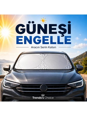 Trends's Choice Araba Ön Cam Güneşlik Araba Cam Güneşliği Otomobil Güneşlikleri Araç Gölgelik Oto Içi