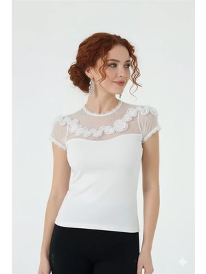 Modenya Şahinler Kadın Ip Dantelli Ip Askılı Atlet