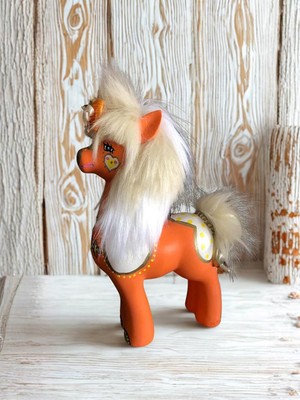 Haze Design Lab Turuncu Pony At - Çoçuk Ev Aksesuarı - Biblo