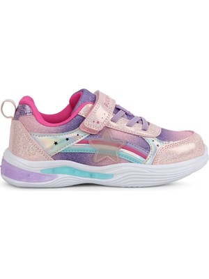 Buckhead Stary Kız Çocuk Pembe Işıklı Spor Ayakkabı BUCK3024-009
