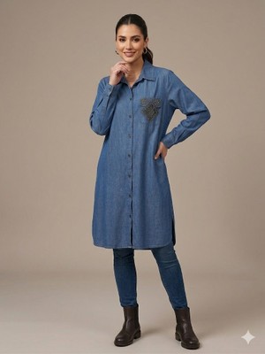 Centilmen Femina Boncuk Işlemeli Tunik 64037