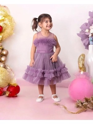 Ahsenim Bebe Fırfırlı Kabarık Bebek Abiye