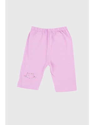 Ceylanoğlu Kız Çocuk Likralı Kısa Tayt 6'lı GKC339