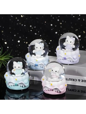 Değirmen Grup Hello Kitty Işıklı Kar Küresi 7 cm