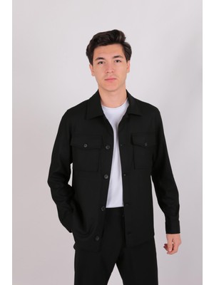 Twin Lion Twin Lıon 1033 Slimfit Dış Gömlek Mont