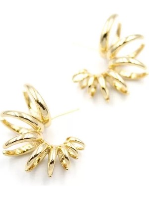 Die Grup Halkalı Küpe - Rose