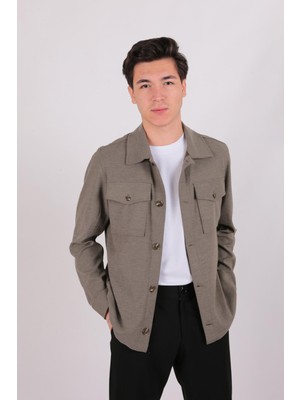 Twin Lion Twin Lıon 1033 Slimfit Dış Gömlek Mont