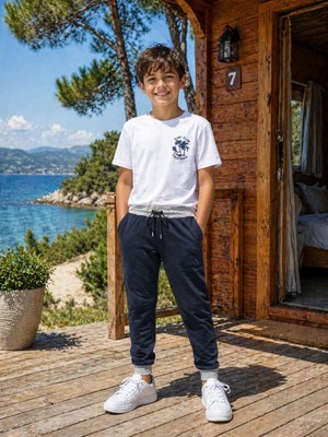 Alexander Gardi Alexandergardı Bağlamalı Çocuk Eşofman Altı (C23-0010A)