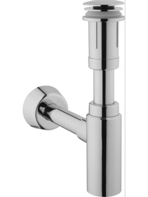 Artema A45154 Lavabo Sifon Seti, T Tipi, Krom
