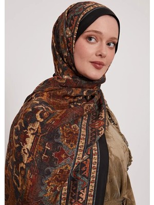 Lêvi D'or Etnik Desen Royal Şal 2731-09