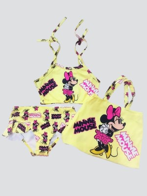 Öykü Kids Çantalı Kız Çocuk Bikini Takımı