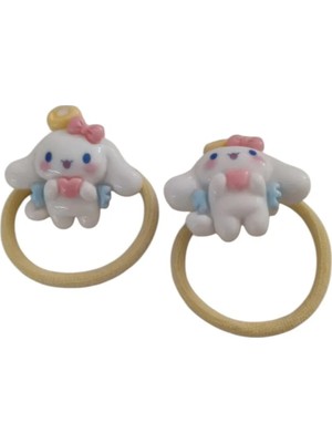 Famemus Accessory Cinnamoroll Figürlü Doğum Günü ve Aksesuar Lastik Toka