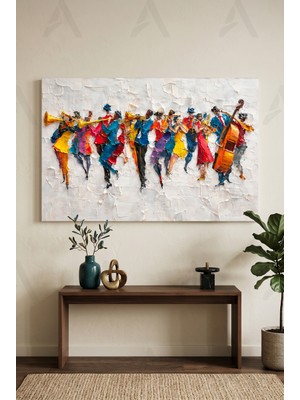 Artease Yağlı Boya Orkestra Kanvas Tablo