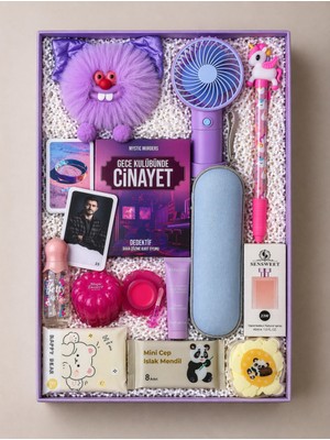 Artopio Gece Kulübünde Cinayet Kart Oyunu | 11 Parça Makyaj ve Hediyeli Set | Genç Kız Doğum Günü Hediyesi