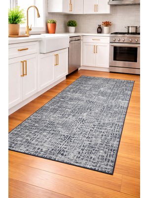 Dekomod Dijital Baskı Dört Mevsim Kaymaz Taban Yıkanabilir Kesme Koridor Mutfak Oda Yolluk Halı