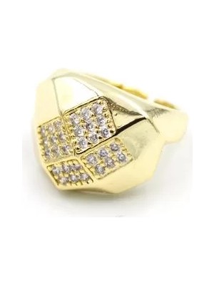 Die Grup Taşlı Yüzük - Altın