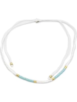 Die Grup Kum Boncuk Halhal - Beyaz