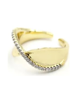 Die Grup Taşlı Yüzük - Altın