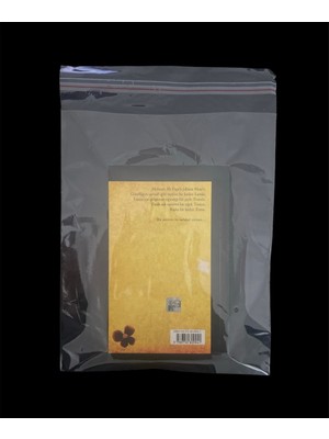 Askıcı 24 x 35 + 5 Cm. Şeffaf Bantlı Jelatin - Yapışkanlı Poşet 50 Adet
