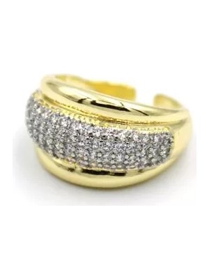 Die Grup Taşlı Vip Yüzük - Altın
