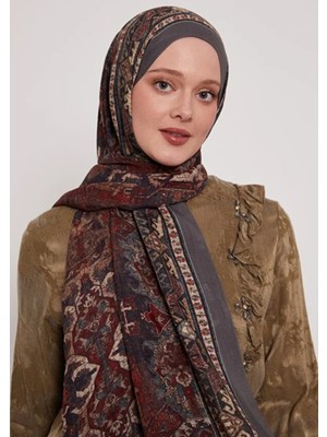 Lêvi D'or Etnik Desen Royal Şal 2731-03