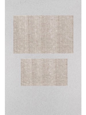 PremiumPort Modern Dijital Baskılı Banyo Halısı, Çift Set 100X60+60X50 cm