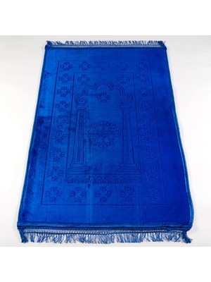 Hayrat Neşriyat Peluş Seccade Saks Mavi (80X120 Cm.)