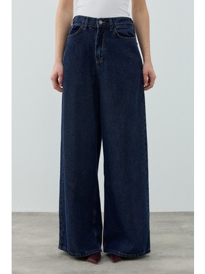 Merwishop Merwish Salaş Denim Pantolon 1690 Lacivert