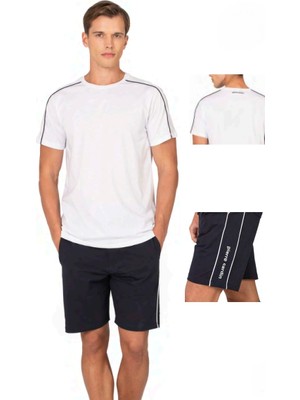 Pierre Cardin 6130 Erkek Şort Pijama Takımı
