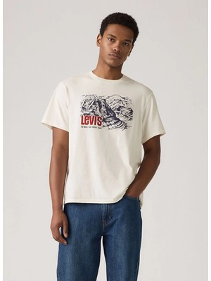 Levi's Levis Beyaz Erkek Baskılı T-Shirt - A2082-0364