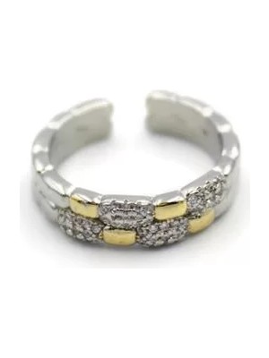 Die Grup Taşlı Yüzük - Gümüş