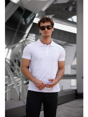 Erkek Polo Yaka Düğmeli T-Shirt