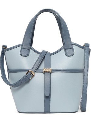 Derimod Kadın Mavi Uzun Askılı Klasik Kol Çantası 26SBD266618