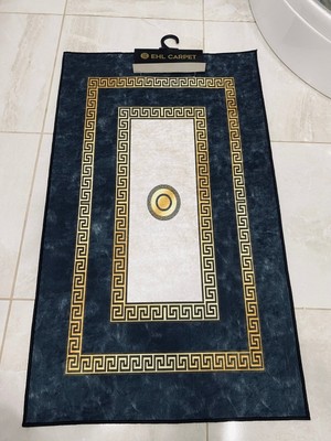 PremiumPort Kaymaz Tabanlı 2'li Banyo Paspas Takımı, Makinede Yıkanabilir, Kolay Temizlenir