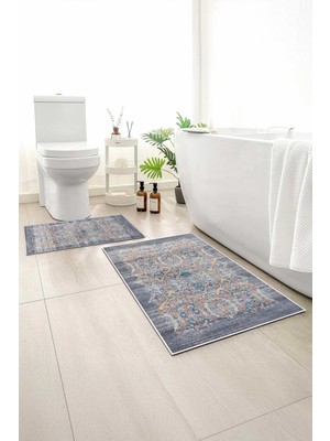 PremiumPort Yumuşak ve Kaymaz Banyo Paspası, Yıkanabilir, 60X100 ve 50X60 Ölçüleri