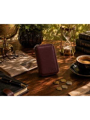 Legend Leather Diga 796 Hakiki Deri Fermuarlı Kartlık Cüzdan