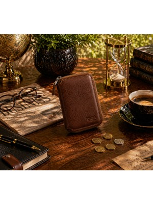 Legend Leather Diga 796 Hakiki Deri Fermuarlı Kartlık Cüzdan