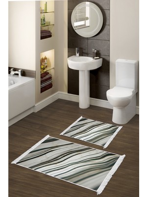 PremiumPort Kaymaz Tabanlı Trend Mermer Klozet Takımı Beyaz E5032