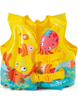intex Balık Desenli Bebek Yüzücü Yelek