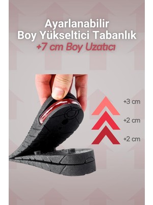 Dopar Boy Yükseltici Topuk Tabanlık 7 cm