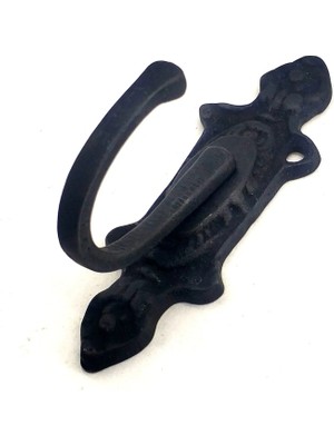 Senka Antika Tarz Dekoratif Pirinç Perdelik Askı - Oksit