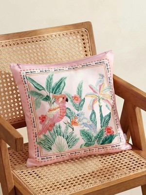 LC Waikiki Karışık Çiçek Baskılı Kırlent Kılıfı 45X45 cm  (S6)