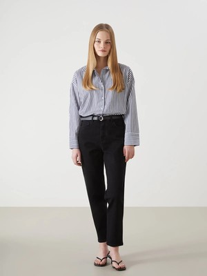 Lc Waikiki Yeni Sezon Beli Kemerli Mom Fit Kadın Jean Pantolon