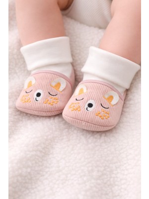 Babyshez Bebek Ayakkabısı Yumuşak Kaymaz Taban Rahat Çoraplı Patik