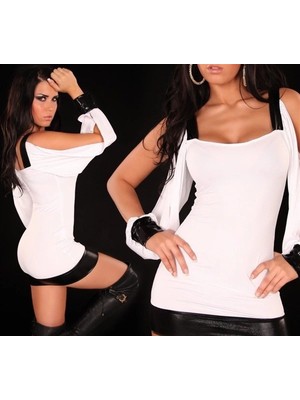 Modenya B100984 Seksi Mini Elbise