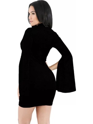 Modenya B101395 Kesik Kol Fantazi Elbise