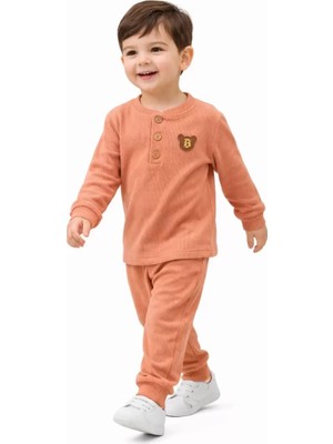 Modenya 2-5 Yaş Armalı Fitilli Penye Çocuk Takımı