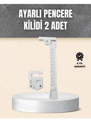 DS LLC Kolay Montajlı Pencere Açılma Sınırlayıcı 2’li Set