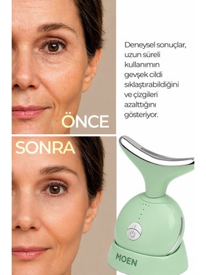 Moen Yüz ve Boyun Kırşıklık Giderici Ems Güzellik Cihazı ( Gıdık,sarkma,kırışıklık) Yüz Masaj Aleti